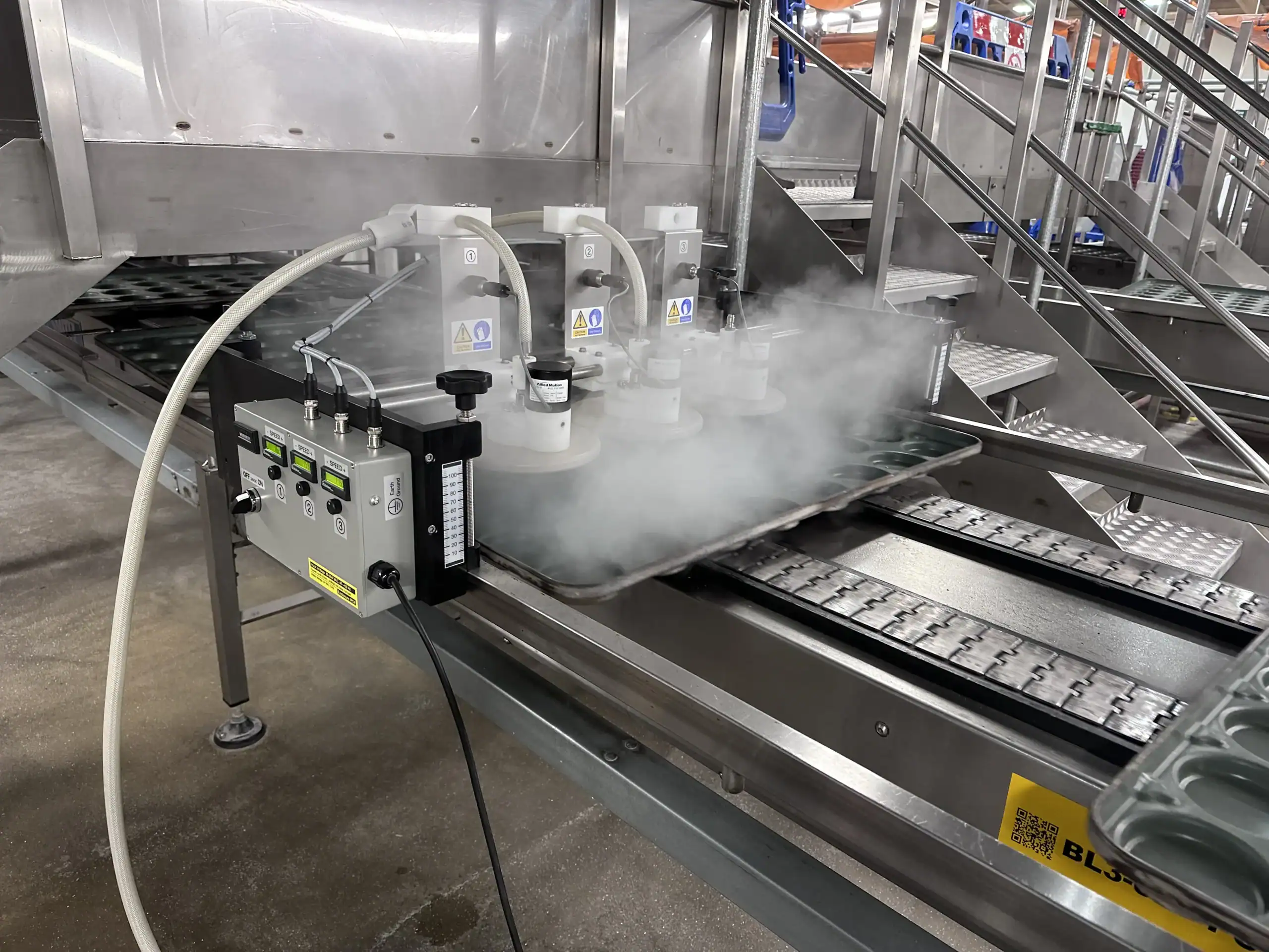 Automatic Steam Cleaning for Bakery Pans and Trays: Clean In Place During Production